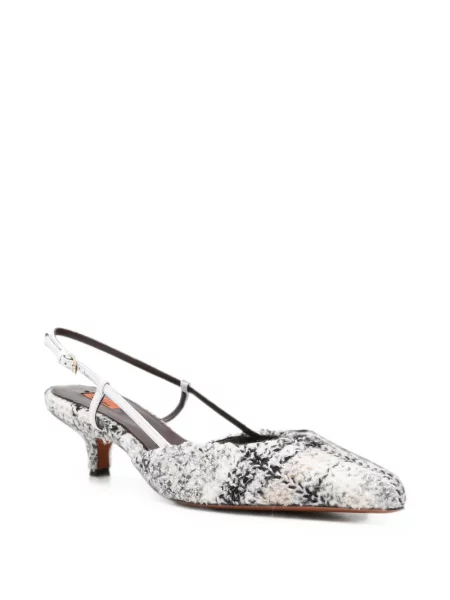 Pantofi cu toc Missoni alb