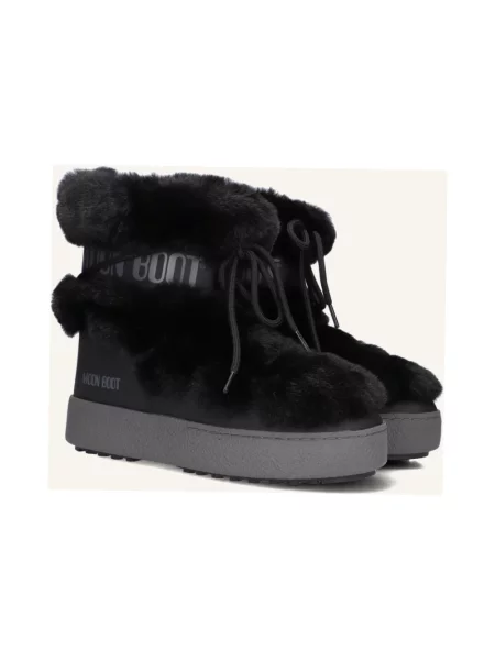 Futro Moon Boot z futerkiem czarne