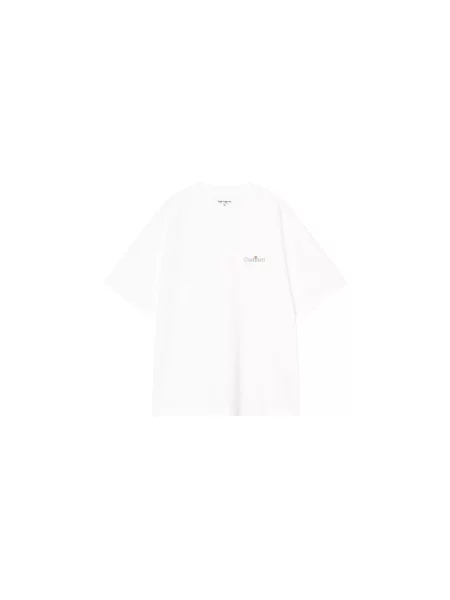 Carhartt WIP S/S WIP Label T-Shirt Mężczyźni Koszulki Carhartt WIP Size: M biały