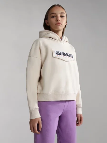 Дитяче Худі Napapijri Kg Burgee Crop бежевий