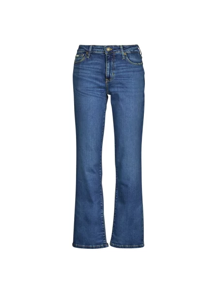 Ravne kavbojke Guess modra