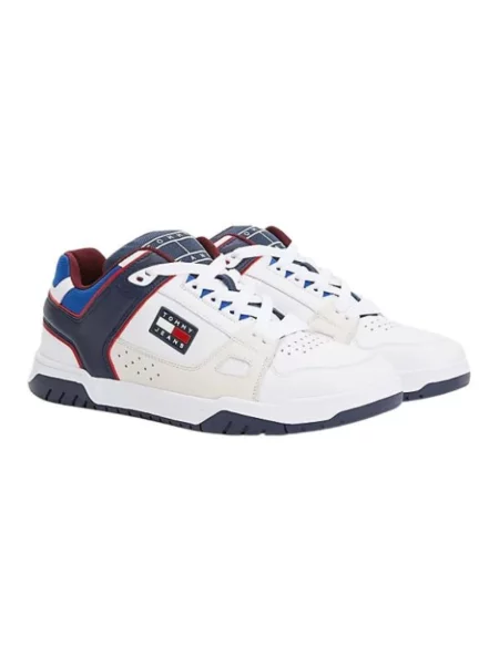 Sneakersy Tommy Jeans casual białe