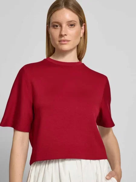 T-shirt o kroju relaxed fit z okrągłym dekoltem model Maelee' Msch Copenhagen
