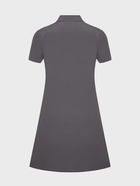 Костюмна джинсова сукня Calvin Klein Jeans а-силуету синя