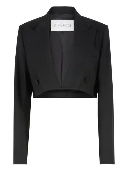 Cropp sacou Nina Ricci de lână negru