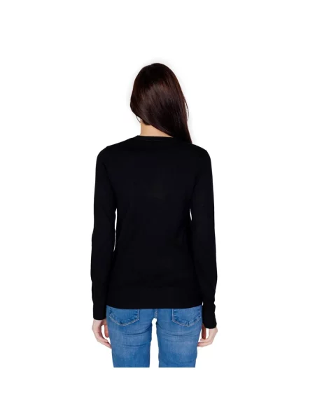 Lniane jeansy Guess czarne