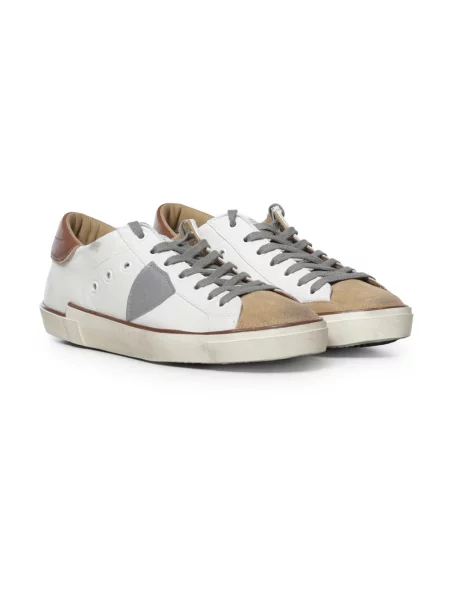 Sneakersy Philippe Model skórzane białe