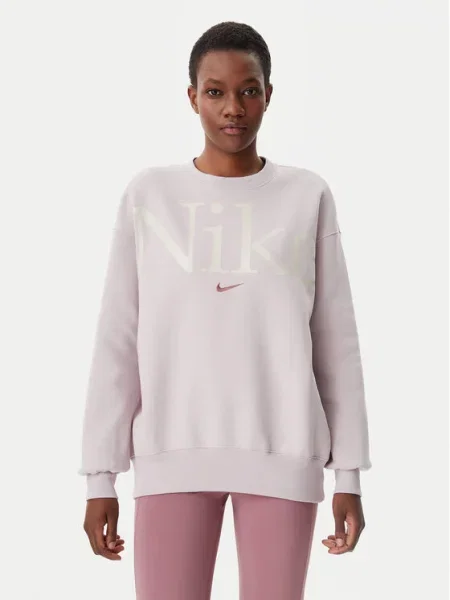 Bluză Nike din fleece roz