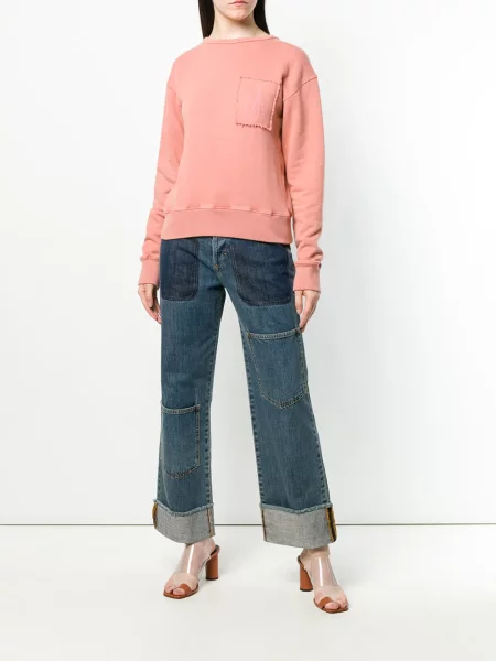 Hanorac Jw Anderson cu imagine roz