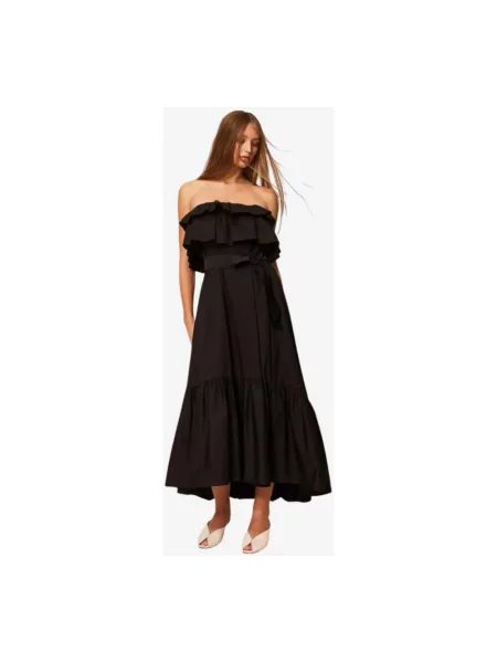 Sukienka maxi Twinset czarna