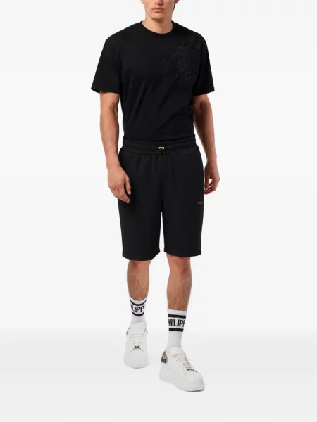 Pantaloni scurți Philipp Plein negru
