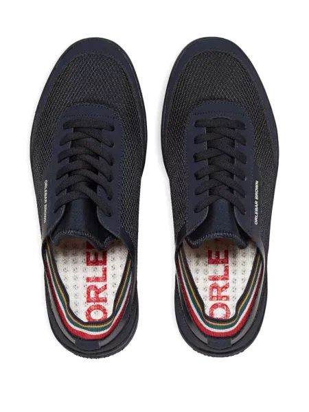 Sneakerși Orlebar Brown plasă albastru