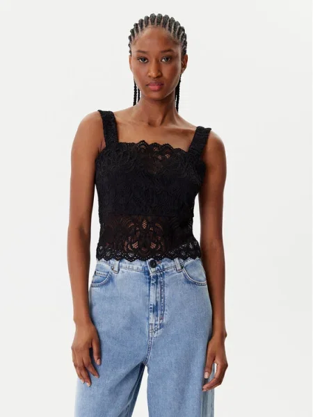 Morgan Блуза черен