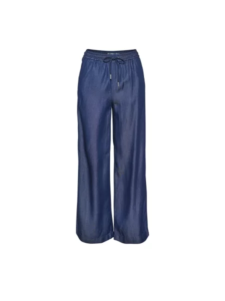 Szerokie jeansy Inwear niebieskie