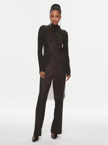 Herskind rochie mini mulată negru