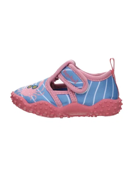 PLAYSHOES Plážové / kúpacie topánky svetlomodrá / svetloružová modrá