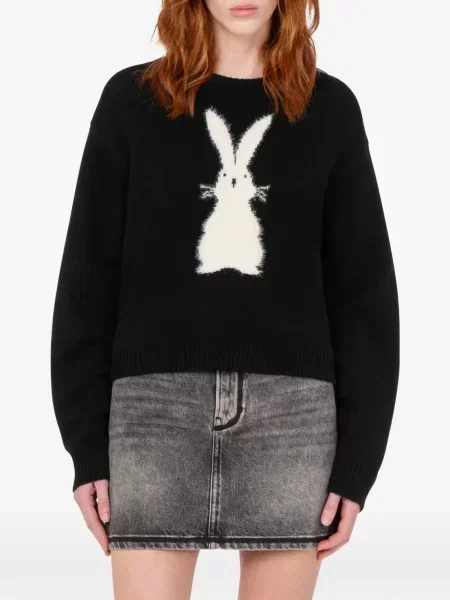 Pulover Love Moschino de lână negru