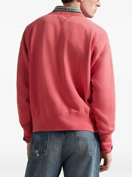 Kołnierzykowy polo Polo Ralph Lauren z frędzli w paski czerwone