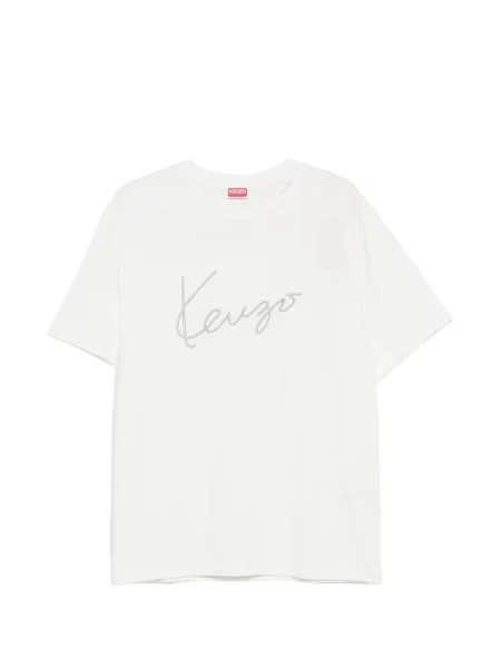 Tricou Kenzo cu autograf alb