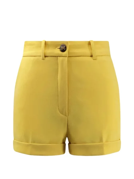 Pantaloni scurți Elisabetta Franchi galben