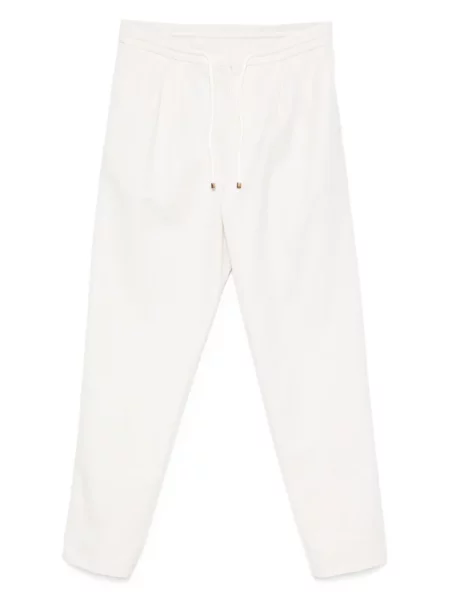 Kalhoty Brunello Cucinelli bílé