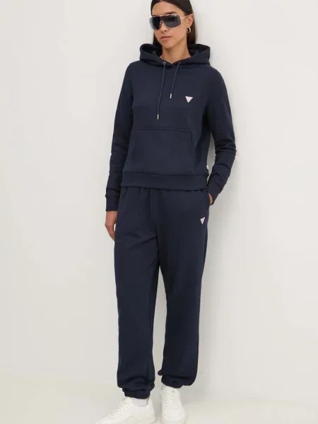 Спортивні штани Guess Jeans однотонні синій