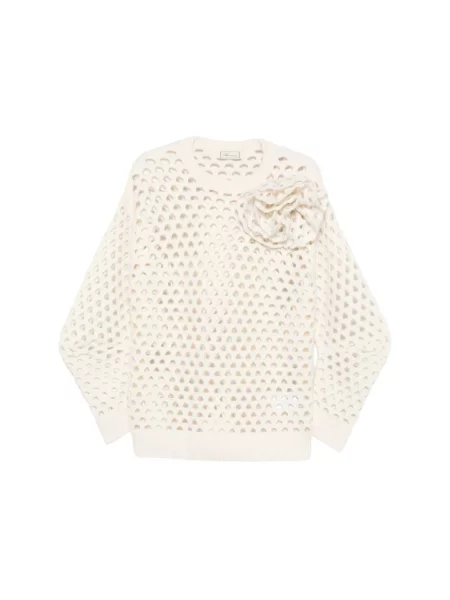 Sweter Blumarine wełniany biały