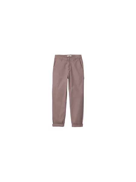 Carhartt WIP W Pierce Pant Lupinus Kobiety Spodnie Carhartt WIP Size: 27 różowy
