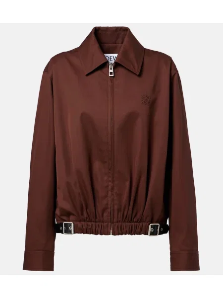 Jedwabna kurtka Loewe brązowa