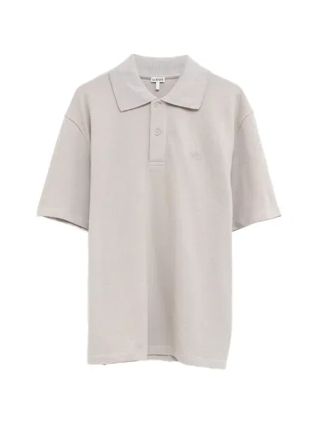 Tricou polo Loewe cu broderie gri