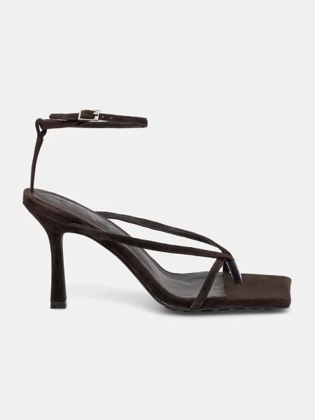 Sandale od brušene kože Answear.LAB smeđa