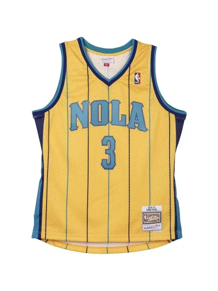 Košile Mitchell & Ness jersey žlutá