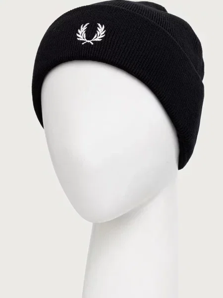 Fred Perry шапка beanie з вовною