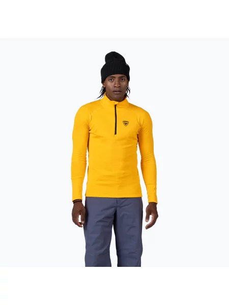 Мъжки суитшърт Rossignol Blackside Fleece Hz saffron ylw жълто