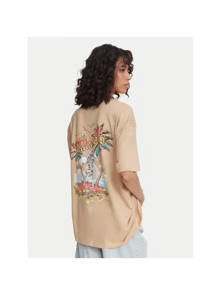 Billabong T-shirt Take A Break Kaki Oversize
