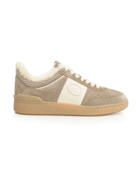 Sneakersy Valentino Garavani skórzane beżowe