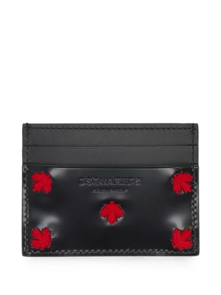 Portofel Dsquared2 cu autograf negru