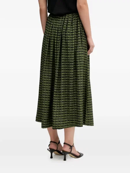 Fustă midi Benetton verde