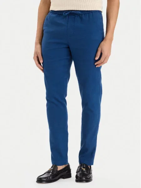 Tommy Hilfiger Chinosy Harlem niebieski