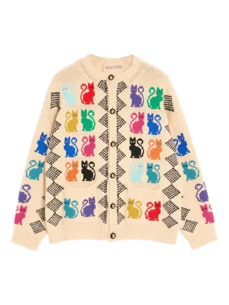 Kardigan Valentino Garavani żakardowy