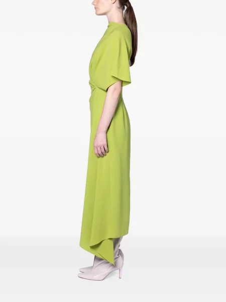 Rochie midi Roksanda drapată verde