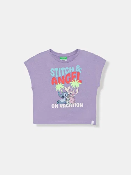 United Colors of Benetton tričko fialové