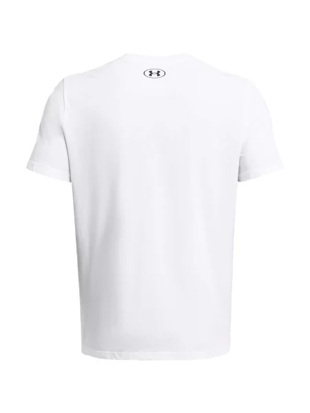 Tréninkové tričko Under Armour GL Foundation Update white/mod gray/black bílé