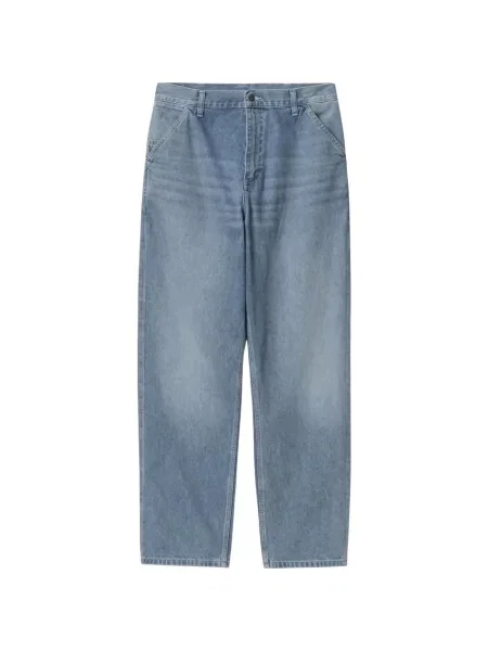 Blugi cu picior larg Carhartt Wip albastru