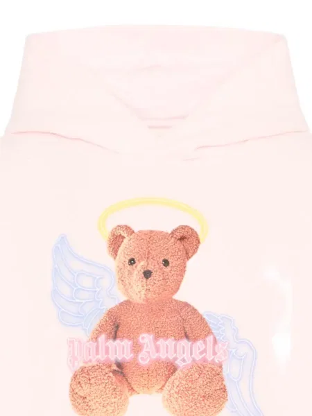 Bluza z kapturem dziecięca Palm Angels różowa