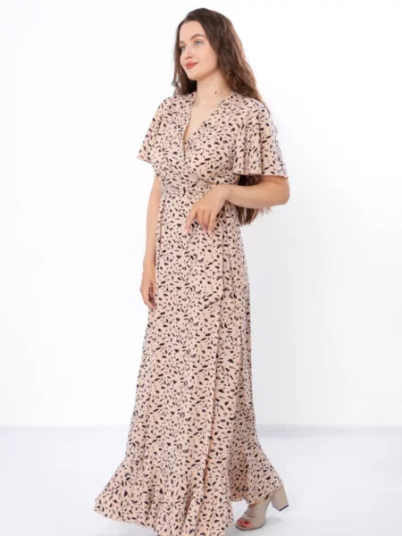 Носи своє Сукня максі Софтшел бежевий