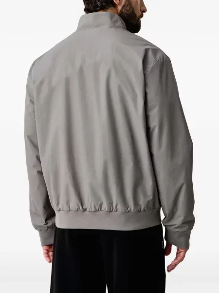 Geacă Ea7 Emporio Armani cu imagine gri