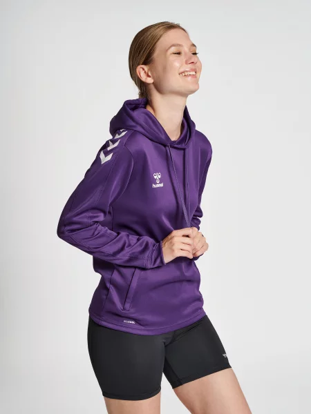 Bluza do piłki ręcznej Hummel Core XK z kapturem biała