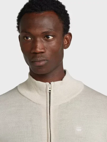 Вовняний кардиган G-star Raw білий