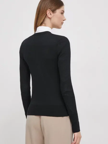 Kardigan Lauren Ralph Lauren dámský lehký černá